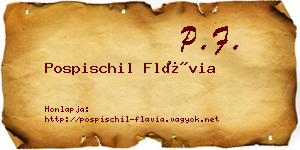 Pospischil Flávia névjegykártya